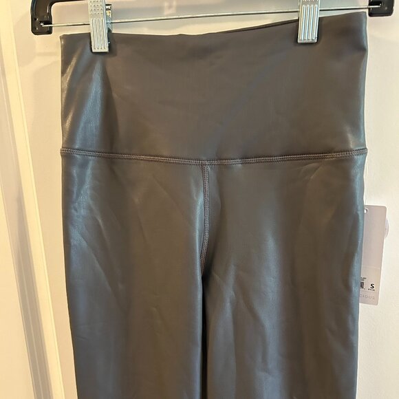 Yogalicious Lady Love Ankle Tight High Rise Faux Leather Leggings Size Small - Picture 1 of 5